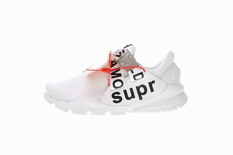 Supreme x Nike Sock Dart white black 819686-016